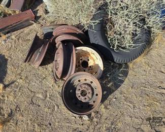 3044  6 Assorted Wheels and 1 Cooper RoadMaster Tire 