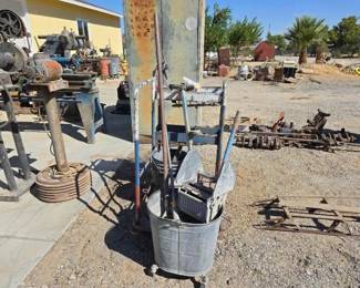 1026  Metal Mop Bucket Metal Rolling Cart 