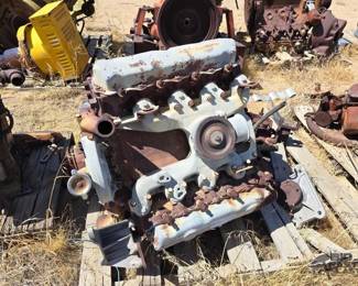 2222  V8 Engine and parts 