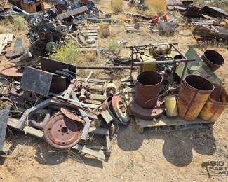 2248  Tow Bar, Buckets of Hardware, Misc Metal 