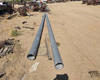 3504  2 6 Metal Irrigation Pipes 