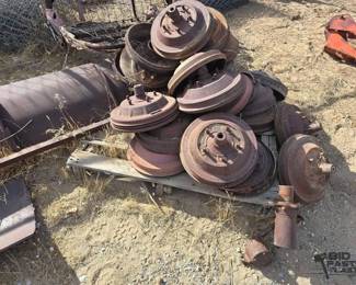 3862  Assorted Brake Drums 