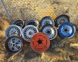 3034  10 Assorted 5Lug Wheels 