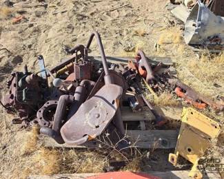 2542  Transmission Tractor Seat Exhaust Manifold and Parts 