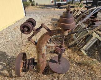 1100  Drill Press Yard Art 