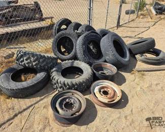 3836  Assorted Wheels and Tires 