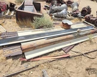 2596  Corrugated Sheet Metal Pipe and Wheel 