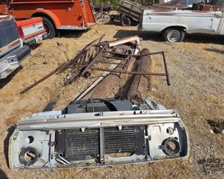 4214  Radiator Supports, Floor Pans, Trundle Bed Frame, and Scrap Metal 