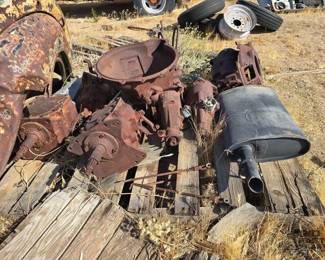 4210  Assorted Transmissions and Ford Muffler 