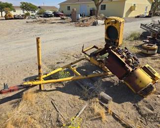 2552  Kohler Engine with Trailer no Axle on Trailer 