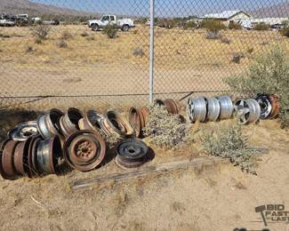 3086  16 Assorted 5Lug Wheels 