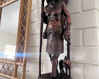 Hand carved large statue 