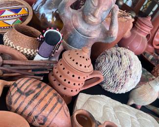 Tons of wonderful pottery pieces