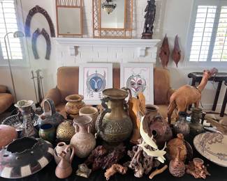 Super fun and interesting decor everywhere 