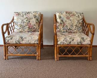 Vintage Bamboo Chairs