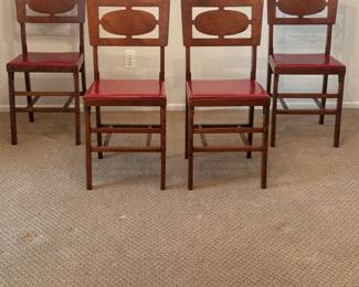 Vintage Ferguson Brothers 4 Chairs