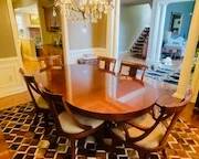 Ethan Allen Dining Set - with 6 Chairs