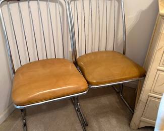 Pair Daystrom Mid Century Dinettte Chairs 