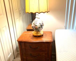 Mid Century Porcelain Vase Lamp 