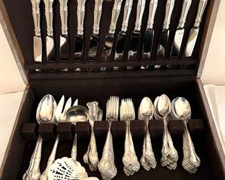 Gorham Sterling Flatware- 72 pieces - English Gadroon 