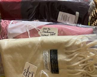 Cashmere Scarves from W Germany & England 