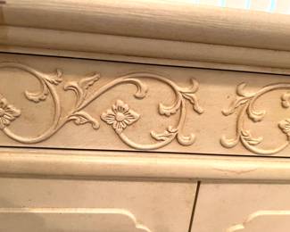 Embossed Design  China Hutch 