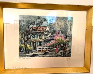 Framed  Art - Cottage 