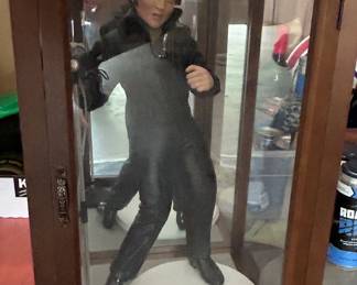 Collectible Elvis figure in case