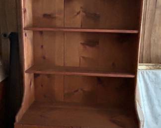 Hand crafted shelving unit