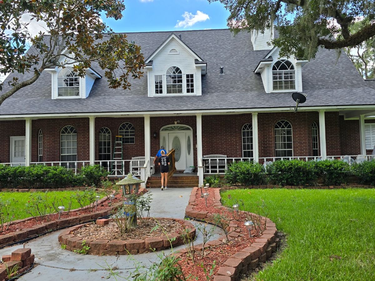 6000 Sq. Ft. House and 3 Car Garage Full. Sorry my tool family, there's not alot of tools here.  But lots of beautiful items with lots of clothes from vintage to new!! Oh yes 13 Porch Rockers - Grab you one and enjoy the view!!