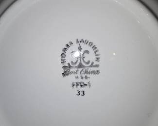 Back of Plates