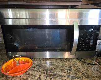 Large Stainless Microwave