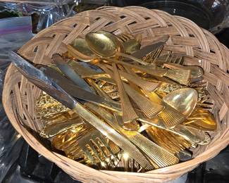 Gold Flatware 