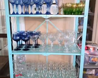 Crystal Goblets and Glasses of all Sizes