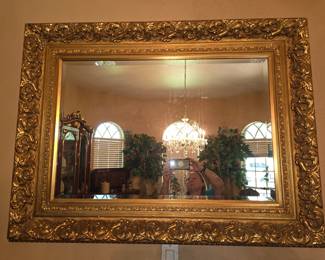 Large Gold Mirror