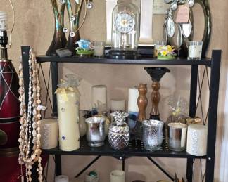 Large Collection of Candles and Candlesticks 