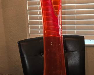 Here ya go! The famous Midcentury Orange Tall Swag Vase! 