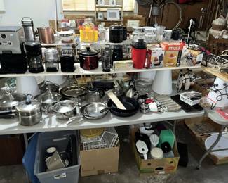 LOTS OF GREAT KITCHENWARE OUT HERE!