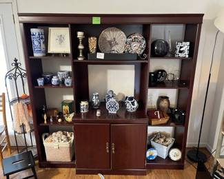Wall unit entertainment center