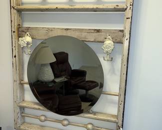 Shabby chic vintage frame w/ mirror