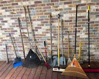 Yard tools & brooms
