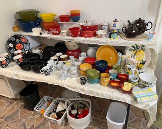 Table full of great kitchenware