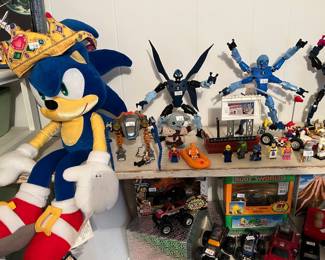 Sonic doll and lots more!