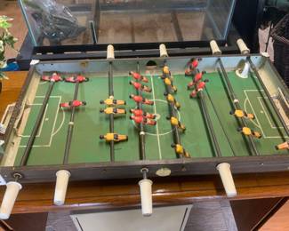 Vintage tabletop soccer game