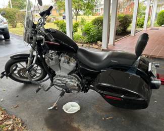 Harley Davidson 883 super low motorcycle 