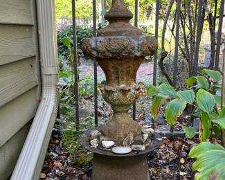 Amazing amount and quality statuary and urns