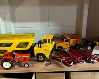 Tonka and Ertl trucks