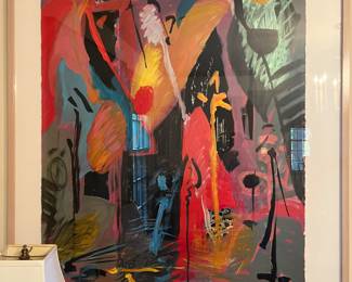 Lamar Briggs Acrylic on paper "Inverewe"