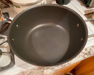 Pampered Chef 7.5 Qt Sauce Pan Strainer Lid