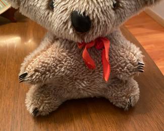 Vintage Kola Teddy Bear, Made in Hong Kong, Radio!